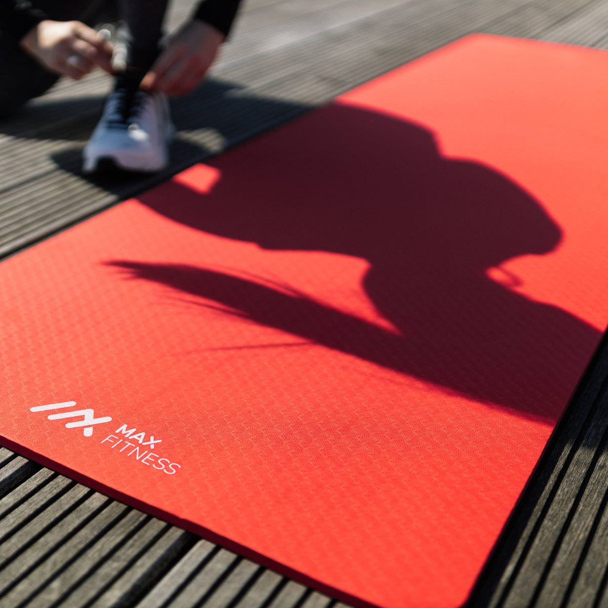 "GymFit" Yogamatte mit 10mm Bodenauflage
